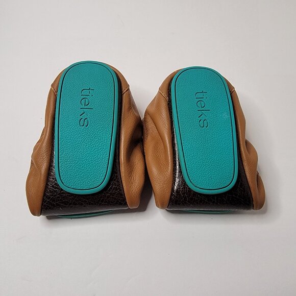 Tieks by Gavriell Chestnut Leather Ballet Flats Size 9 - Picture 11 of 11